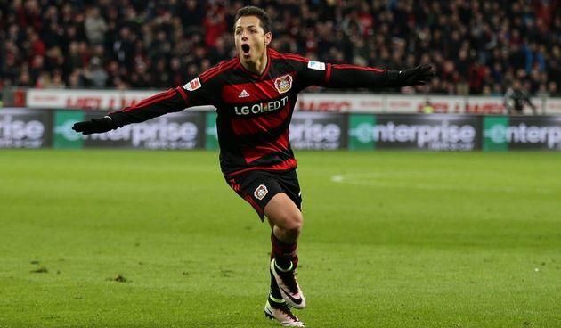 Javier Hernandez Chicharito, foto: Bayer 04 Leverkusen ‏@bayer04_en