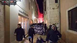 Okupljanje Tornada na Forumu i korteo do Krešinog doma Okupljanje Tornada na Forumu i korteo do Krešinog doma