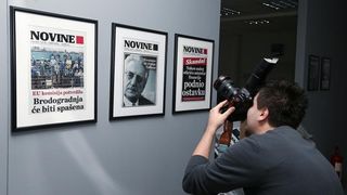 Prva klapa snimanja nove HTV-ove serije “Novine”, redatelja Dalibora Matanića Jednu od glavnih uloga ima Zadranka Tihana Lazović. Foto: Željko Lukunić/PIXSELL Prva klapa snimanja nove HTV-ove serije “Novine”, redatelja Dalibora Matanića Jednu od glavnih uloga ima Zadranka Tihana Lazović. Foto: Željko Lukunić/PIXSELL