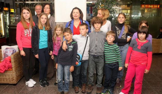 Školarci s Prvića, Silbe i Iža na Piculin poziv otputovali u Bruxelles, Photo: Dino Stanin/PIXSELL