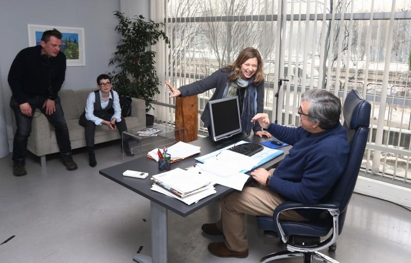 Prva klapa snimanja nove HTV-ove serije “Novine”, redatelja Dalibora Matanića Jednu od glavnih uloga ima Zadranka Tihana Lazović. Foto: Željko Lukunić/PIXSELL Prva klapa snimanja nove HTV-ove serije “Novine”, redatelja Dalibora Matanića Jednu od glavnih uloga ima Zadranka Tihana Lazović. Foto: Željko Lukunić/PIXSELL