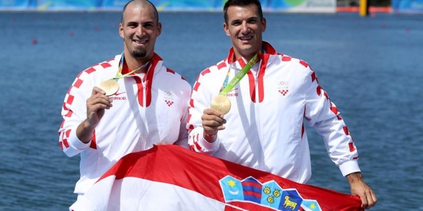 Rio de Janeiro, Brazil – Braća Sinkovic, Martin i Valent, osvajači su olimpijske zlatne medalje u utrci dvojaca na pariće.  Photo: Igor Kralj/PIXSELL
