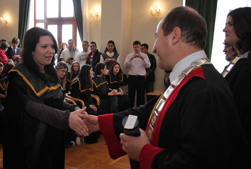 Promocija diplomiranih studenata, 7. ožujka 2009. (foto: Marin Gospić)