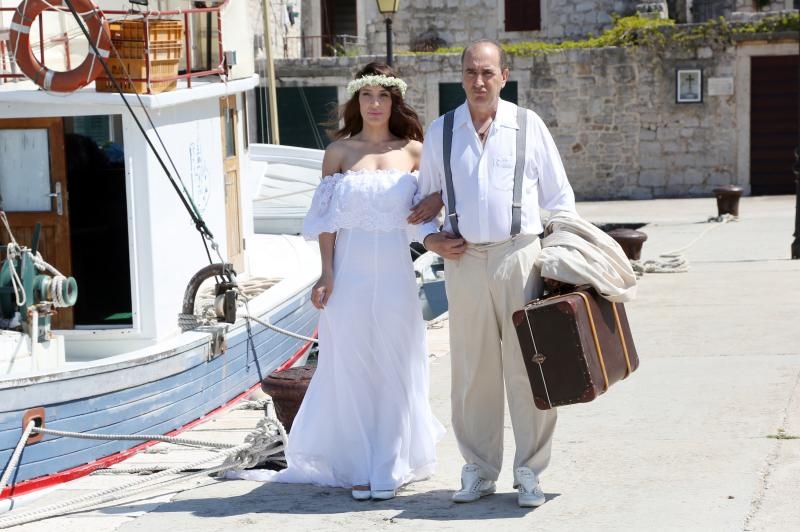 Mladen Grdović i Ivana Kovač u Prvić Šepurini snimili spot za pjesmu “Dva goluba”, Photo: Duško Jaramaz/PIXSELL