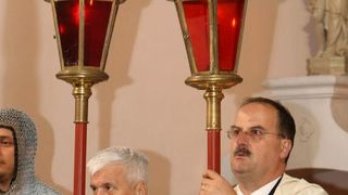 Koncertom bratovštine Presvetog oltarskog sakramenta župe Marijina Uznesenja iz Jelse na otoku Hvaru, obilježene su pjesme Velikog tjedna i procesija Za Križen, Foto: Dino Stanin/PIXSELL