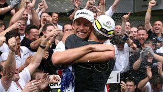 Proslava naslova prvaka F1 Jensona Buttona i Brawn GP-a (foto www.f1-live.com)