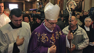 Posljednji ispraćaj nadbiskupa Ivana Prenđe (foto: Marin Gospić)