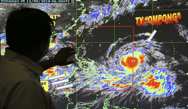 Tajfun Mangkhut, Filipini