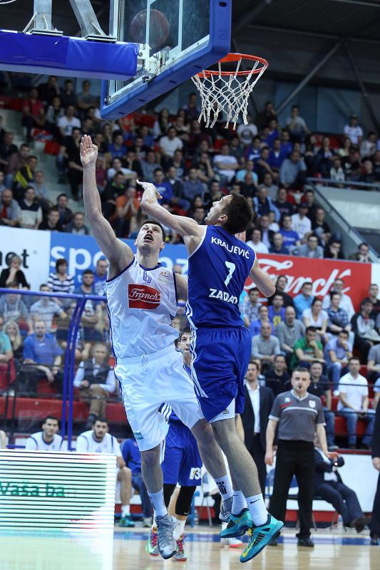 Zagreb – 7. kolo A-1 lige za prvaka, KK Cibona – KK Zadar 82-66. Photo: Goran Stanzl/PIXSELL Zagreb – 7. kolo A-1 lige za prvaka, KK Cibona – KK Zadar 82-66. Photo: Goran Stanzl/PIXSELL