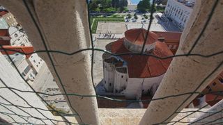 Zadar: Panoramski pogled na grad sa zvonika svete Stošije, foto: Filip Brala/PIXSELL