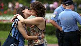 Održan je XV Zagreb Pride pod motom Još Hrvatska ni propala. Photo: PIXSELL Održan je XV Zagreb Pride pod motom Još Hrvatska ni propala. Photo: PIXSELL