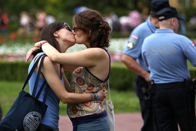 Održan je XV Zagreb Pride pod motom Još Hrvatska ni propala. Photo: PIXSELL Održan je XV Zagreb Pride pod motom Još Hrvatska ni propala. Photo: PIXSELL