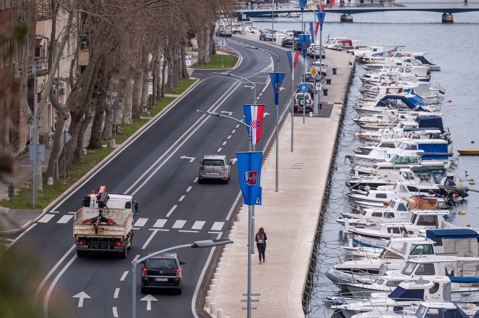 Zadar ukrašen zastavama ususret obljetnici akcie Maslenica