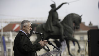 Zadarski branitelji na prosvjedu u Zagrebu 26. veljace 2011, Foto: Leo Banic Zadarski branitelji na prosvjedu u Zagrebu 26. veljace 2011, Foto: Leo Banic