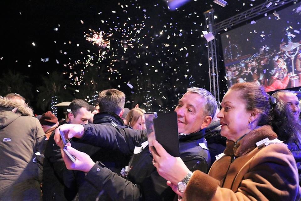 Spektakularni doček Nove 2017. godiner u Viru