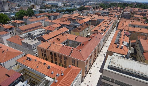 Zadar iz zraka, panorama