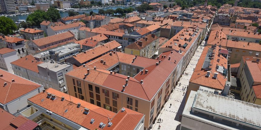 Zadar iz zraka, panorama Zadar iz zraka, panorama