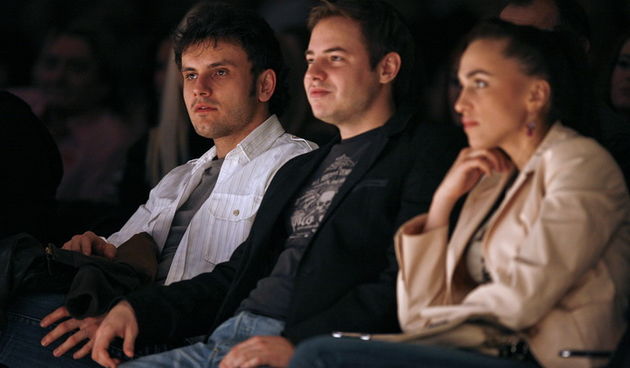 Zagreb, 251110.
U Hypo centru se od 25.-27.11. odrzava modna revija Dreft Fashion Week Zagreb.
Na slici: Andrej Dojkic, Marijana Mikulic.
Foto: Neja Markicevic / CROPIX