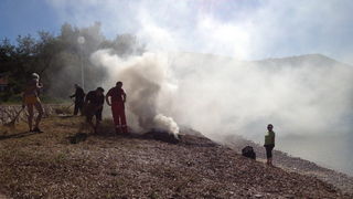 Premuda: Akcija čišćenja plaže “Zad crikve”, Foto: Ivana, Eva, Mia i Lea