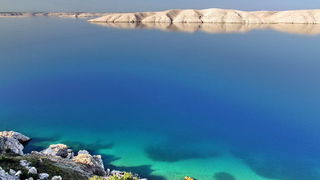 Pogled s Tulovih greda i paška bonaca