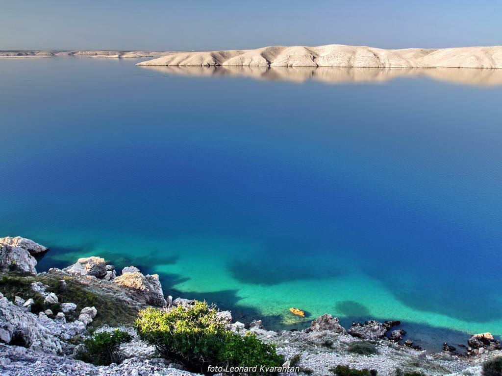 Pogled s Tulovih greda i paška bonaca