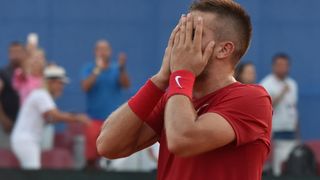 Slavlje hrvatskih tenisača nakon pobjede nad SAD-om Slavlje hrvatskih tenisača nakon pobjede nad SAD-om