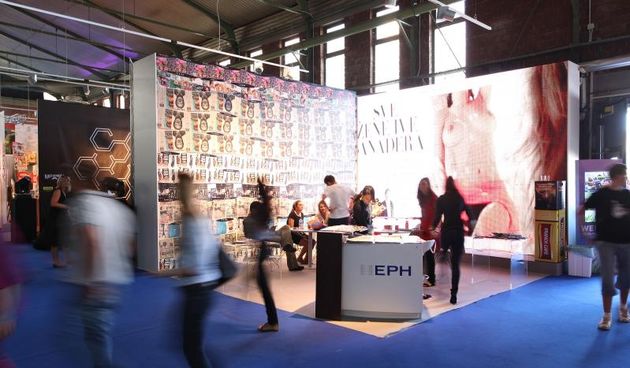 Weekend Media Festival. Stand EPH. Photo: Danijel Berkovic/PIXSELL