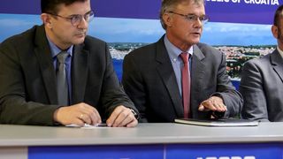 Konferencija za medije povodom održavanja Jadranske vojne i zrakoplovne izložbe Konferencija za medije povodom održavanja Jadranske vojne i zrakoplovne izložbe