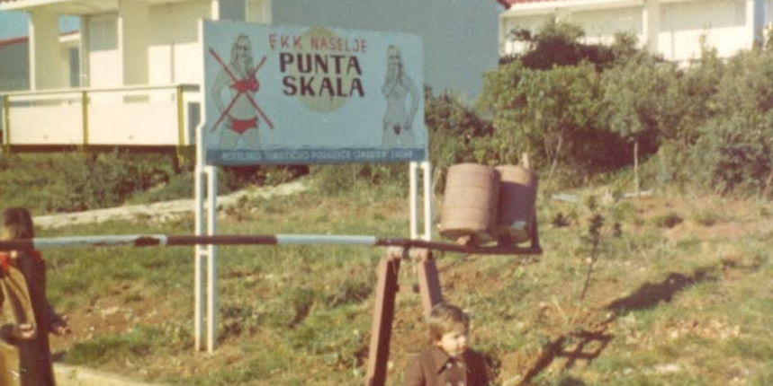 Petrčane, Punta skala 1975. godine Petrčane, Punta skala 1975. godine