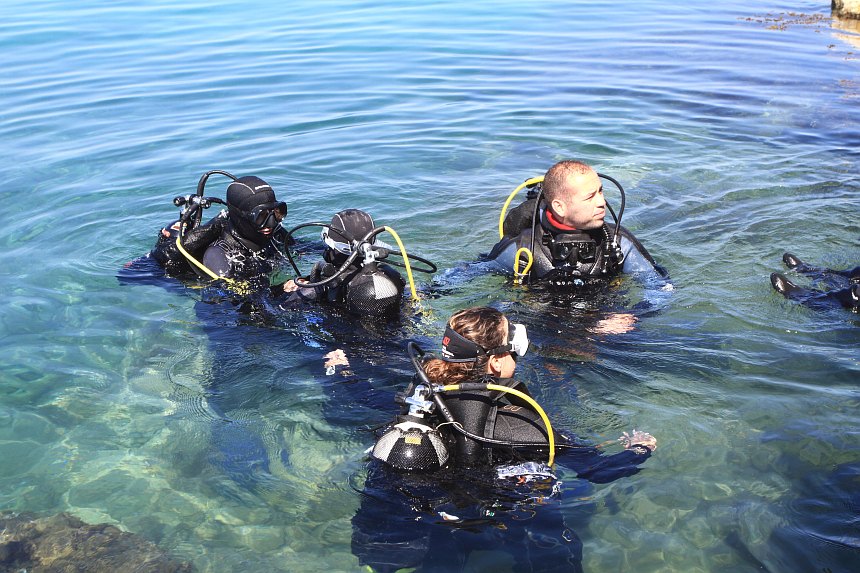 Velika akcija čišćenja podmorja u Bibinjama, foto: L.Banić