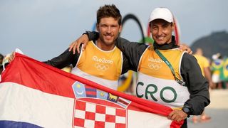 Rioe de Janeiro. Olimpijski prvaci u klasi 470, Šime Fantela i Igor Marenić. Rioe de Janeiro. Olimpijski prvaci u klasi 470, Šime Fantela i Igor Marenić.