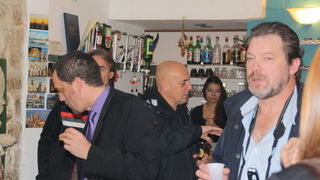 Otvorenje izlozbe Dragana Jelavica u konobi Na po ure 27. studenog 2010.