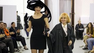 U sklopu tribine Moda osamdesetih – modni laboratorij za 21. stoljece odrzana odrzana modna revija Avangardna moda osamdesetih. Zvoncica Vuckovic. Photo: Robert Anic/PIXSELL