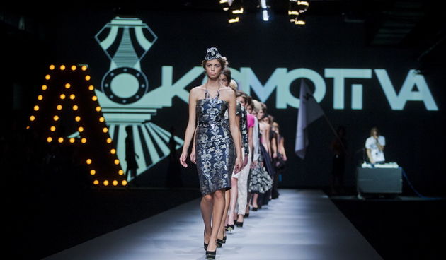 Zagreb, 201012.
U shopping centru Westgate od 18.-20.10. odrzava se modna revija Cro A Porter.
Na fotografiji: revija, Lokomotiva by Lana i Luka.
Foto: Neja Markicevic / CROPIX