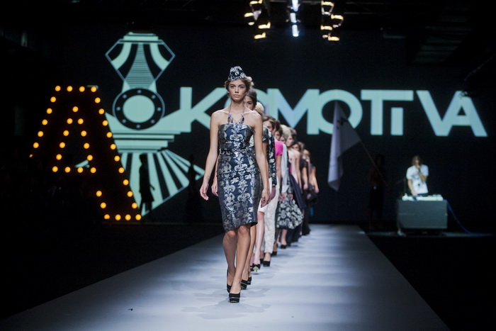 Zagreb, 201012.
U shopping centru Westgate od 18.-20.10. odrzava se modna revija Cro A Porter.
Na fotografiji: revija, Lokomotiva by Lana i Luka.
Foto: Neja Markicevic / CROPIX