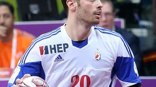 Doha, Katar – 24. svjetsko rukometno prvenstvo, 4. kolo, grupa B, Makedonija- Hrvatska. Photo: Goran Stanzl/PIXSELL