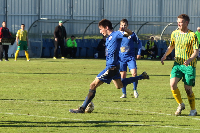 Zadar, 060413. 
Stadion na Stanovima.
Utakmica 26. kola prve HNL izmedju NK Zadar i NK Istra. Na fotografiji: igrac Zadra Igor Banovic.
Foto: Jure Miskovic / CROPIX