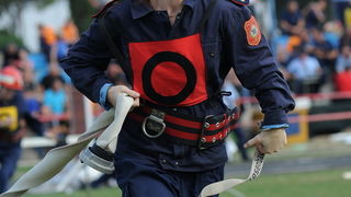 Zadar, 290912
Atletska staza SC Visnjik.
Odrzano VI. drzavno natjecanje vatrogasaca republike Hrvatske. Domacin je Vatrogasna zajednica Zupanije Zadarske.
Foto: Luka Gerlanc / CROPIX Zadar, 290912
Atletska staza SC Visnjik.
Odrzano VI. drzavno natjecanje vatrogasaca republike Hrvatske. Domacin je Vatrogasna zajednica Zupanije Zadarske.
Foto: Luka Gerlanc / CROPIX