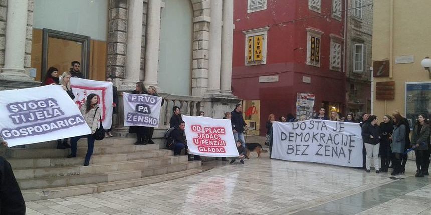 Dan žena u Zadru u znaku šetnje za promoviranje ženskih prava Dan žena u Zadru u znaku šetnje za promoviranje ženskih prava