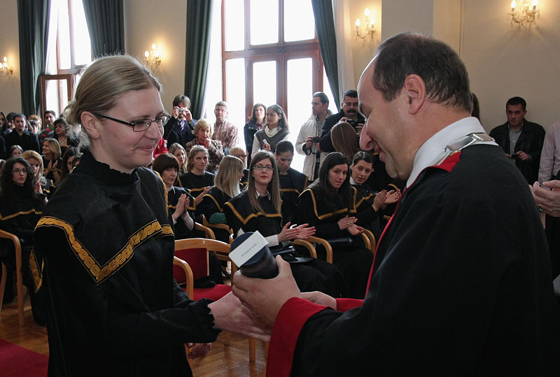 Promocija diplomiranih studenata, 7. ožujka 2009. (foto: Marin Gospić)