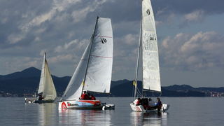 Sukosan: U uvali Zlatna luka odrzan je prvi dan dan Match Race regate, Foto: Mladen Malik