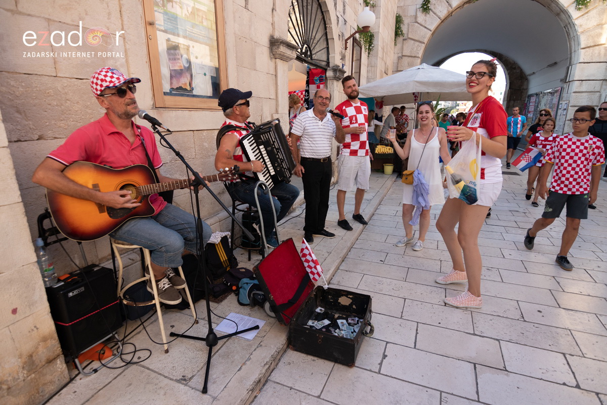 Veličanstven doček četvorice zadarskih Vatrenih Veličanstven doček četvorice zadarskih Vatrenih