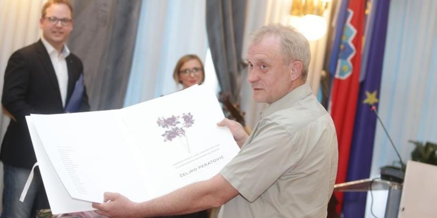 Željko Peratović dobio je nagradu za istraživacko novinarstvo. Photo: Željko Lukunić/PIXSELL Željko Peratović dobio je nagradu za istraživacko novinarstvo. Photo: Željko Lukunić/PIXSELL