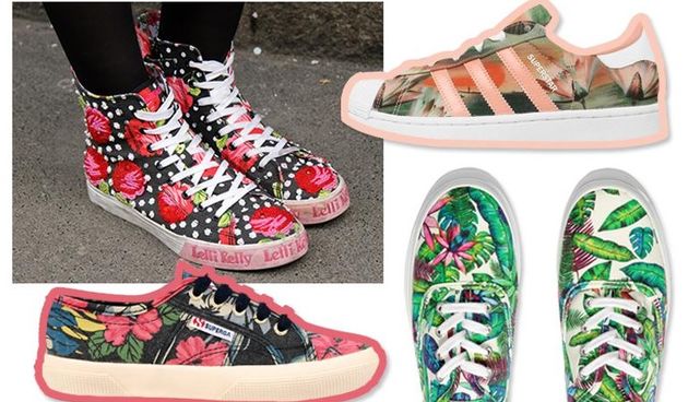 Proljetni modni hit: Tenisice posute cvijećem, foto: SD