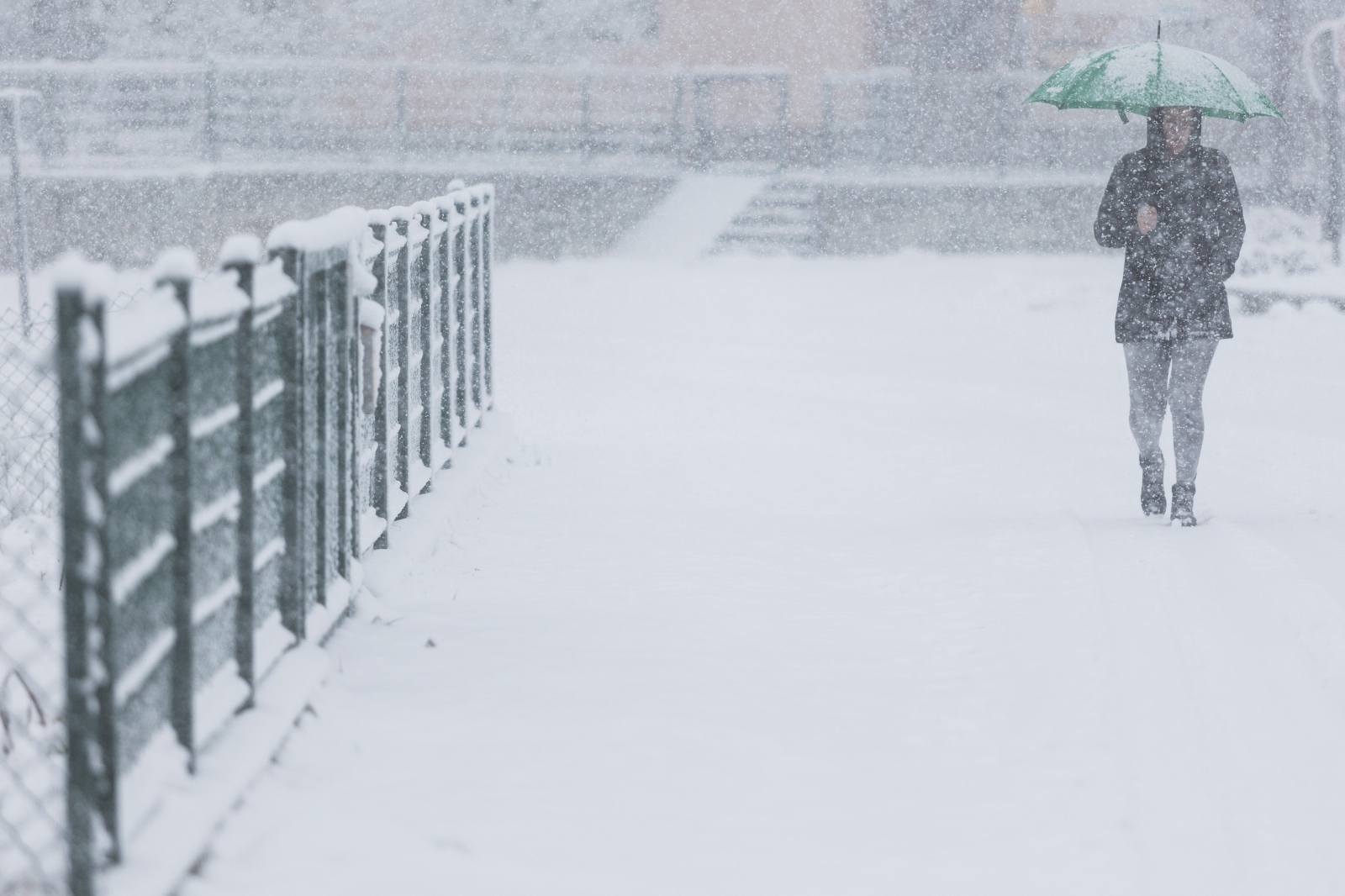 Đir snijegom prekrivenim Gračacom, 25. siječnja 2021. Đir snijegom prekrivenim Gračacom, 25. siječnja 2021.