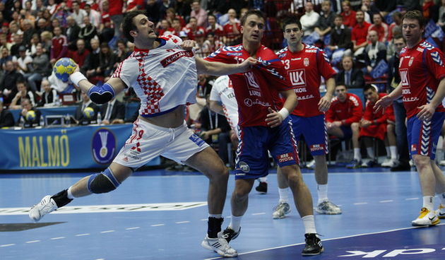 Malmo, 190111. Malmo Arena, 22. svjetsko rukometno prvenstvo, utakmica izmedju Hrvatske i Srbije. Na fotografiji: Igor Vori. Foto: Ante Cizmic / CROPIX
