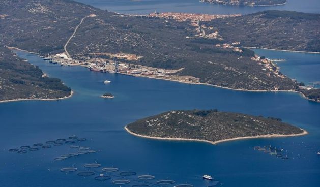Brodogradilište Lamjana na otoku Ugljanu. Photo: Dino Stanin/PIXSELL