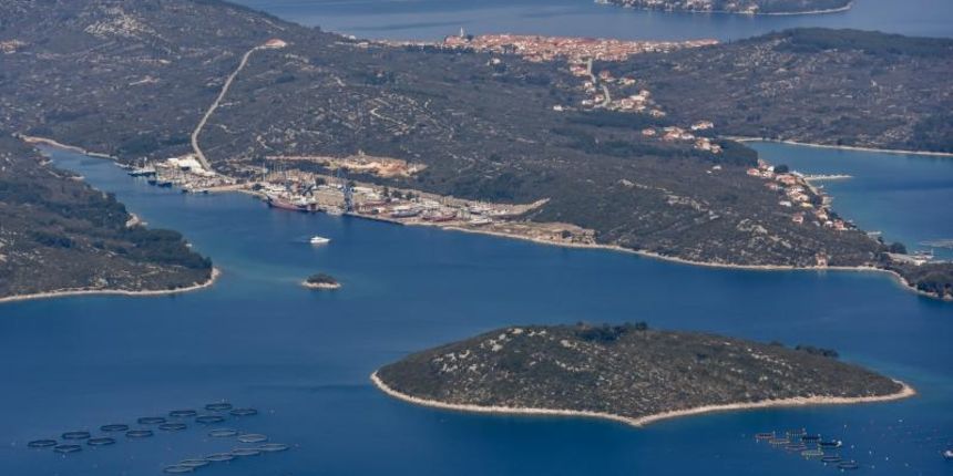 Brodogradilište Lamjana na otoku Ugljanu. Photo: Dino Stanin/PIXSELL Brodogradilište Lamjana na otoku Ugljanu. Photo: Dino Stanin/PIXSELL