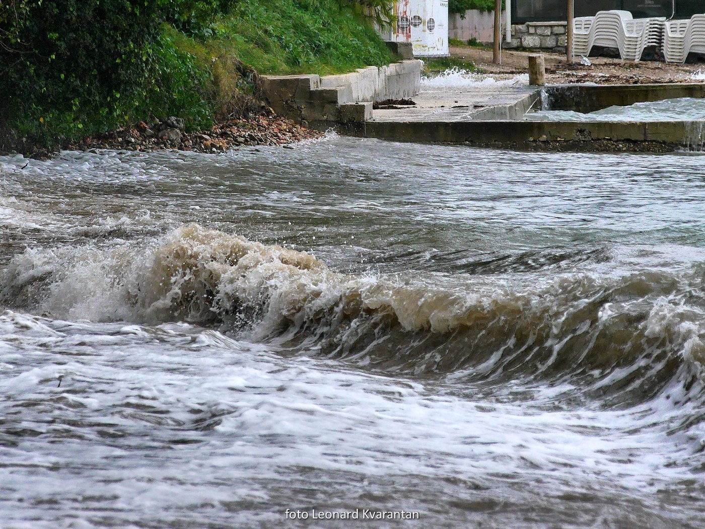 Olujno jugo u Zadru, nedjelja 6. prosinca 2020. godine