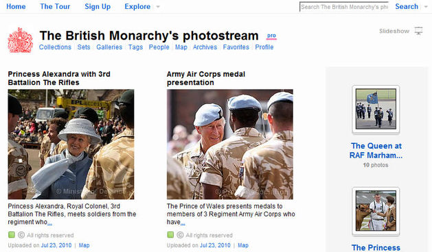 Flickr profil kraljevske obitelji